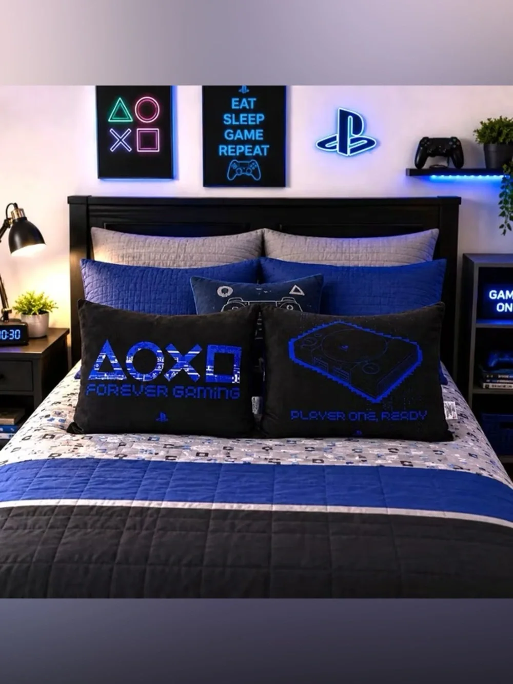 PlayStation Licensed 2-Pack Cloud Plush Pillow Set